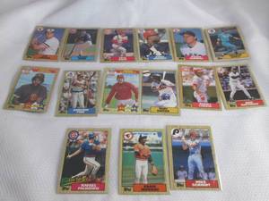 lot 286 image: 1987 Topps Baseball Cards...