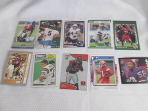 lot 293 image: Assorted Football Rookie Cards...