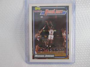 lot 299 image: 1992-93 Topps Michael Jordan Card...