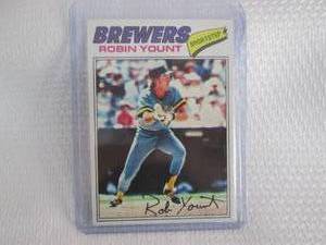 lot 304 image: 1977 Topps Robin Yount Card...