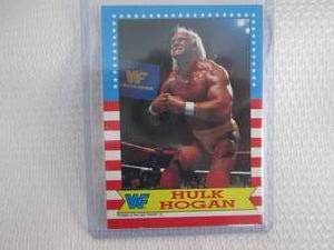 lot 305 image: 1987 Topps Hulk Hogan Card...