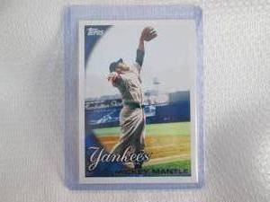 lot 317 image: 2010 Topps Mickey Mantle Card...