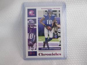 lot 323 image: 2020 Chronicles Justin Jefferson Ro...