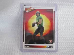 lot 324 image: 2024 Score Bo Nix Hot Rookie Card...