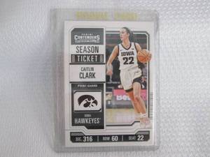 lot 327 image: 2024 Contenders Caitlin Clark  Card...