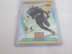 lot 348 image: 1994 Score Marshall Faulk Gold Zon...