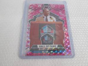 lot 349 image: 2024 Mosaic Barry Sanders Pink Priz...