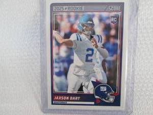 lot 361 image: 2025 Score Jaxson Dart Rookie Card...
