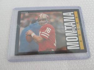 lot 363 image: 1985 Topps Joe Montana Card...