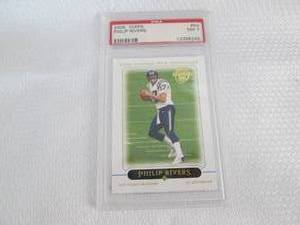 lot 365 image: 2005 Topps Philip Rivers PSA 7 Card...