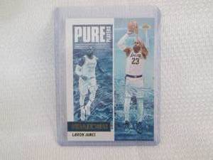 lot 367 image: 2021-22 Hoops LeBron James Pure Pla...