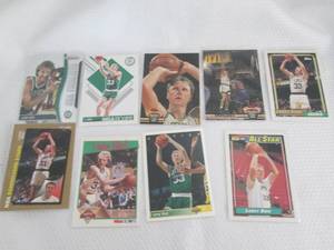 lot 370 image: Assorted Larry Bird Cards...