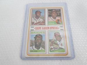 lot 371 image: 1974 Topps Hank Aaron Card...