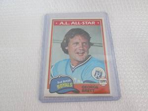 lot 373 image: 1981 Topps George Brett Card...