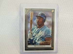 lot 374 image: 2021 Topps Gallery Bo Jackson Print...