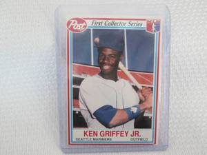 lot 375 image: 1990 Post Ken Griffey JR Card...
