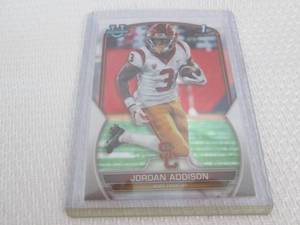 lot 378 image: 2022 Bowman U Jordan Addison Rookie...
