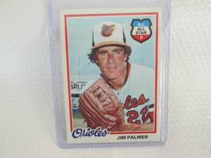 lot 390 image: 1978 Topps Jim Palmer Card...
