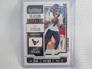 lot 394 image: 2023 Contenders C.J. Stround Rookie...