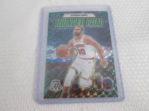 lot 402 image: 2024-25 Mosaic Stephen Curry Blue P...