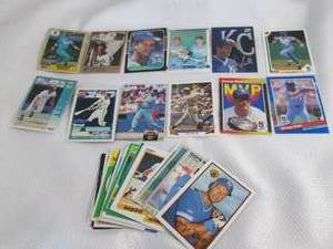 lot 424 image: Assorted George Brett Cards...