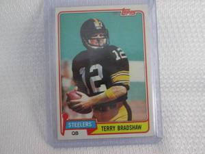 lot 442 image: 1981 Topps Terry Bradshaw Card...