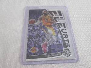 lot 462 image: 2022-23 Mosaic LeBron James Elevate...