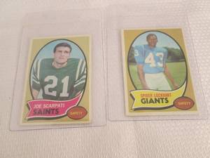 lot 469 image: 1970 Topps Scarpati & Lockhart Card...