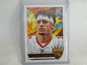 lot 491 image: 2025 Donruss Patrick Mahomes Gridir...