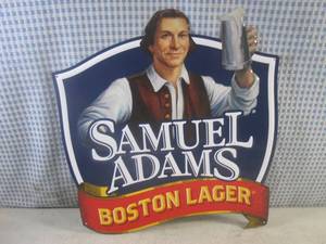 lot 6 image: (G-1) Samuel Adams Boston Lager Tin...