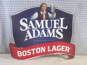 lot 7 image: (G-1) Samuel Adams Boston Lager Tin...