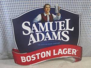 lot 8 image: (G-1) Samuel Adams Boston Lager Tin...