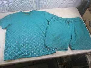 lot 29 image: (BS) Louis Vuitton Top and Shorts -...