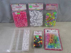 lot 30 image: (BS) Assorted Hair Beads  Crafting...