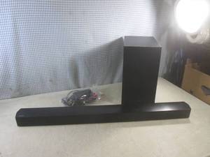 lot 38 image: (CS) Samsung Subwoofer and Bar Spea...