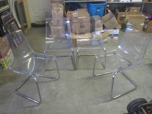 lot 42 image: (RM2) Set of 4 Ikea Clear Plastic C...