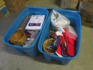 lot 79 image: (EW3) 2 Large Totes Full of Christm...