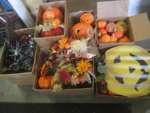 lot 88 image: (EW5) 6 Boxes of Fall and Halloween...
