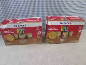 lot 174 image: (B-1) 2 - 20-Packs Ritz Peanut Butt...
