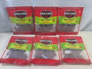 lot 180 image: (B-2) 6 Bags of Jack Links Jalapeno...