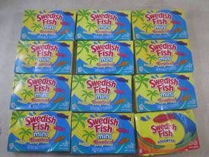 lot 190 image: (B-3) 12 Boxes of Swedish Fish Cand...