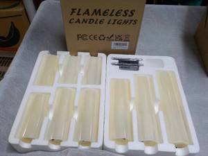 lot 4 image: Flameless Candle Lights...