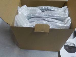 lot 23 image: 4 Wheel Center Caps with Metal Ring...