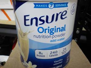 lot 33 image: 14 oz can Ensure Original Nutrition...