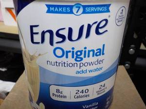 lot 34 image: 14 oz can Ensure Original Nutrition...