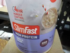 lot 38 image: 11 oz Slim Fast Vanilla Cream - use...