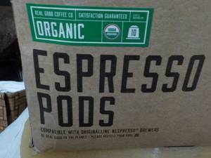 lot 41 image: Organic Expresso Pods...