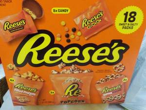 lot 44 image: Reeses 18 pack Variety...