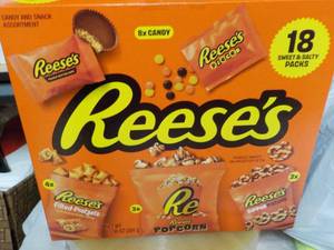 lot 45 image: Reeses 18 pack Variety...