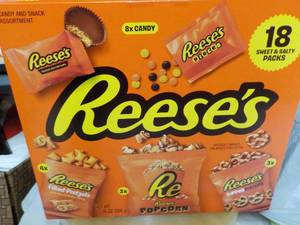 lot 47 image: Reeses 18 pack Variety...